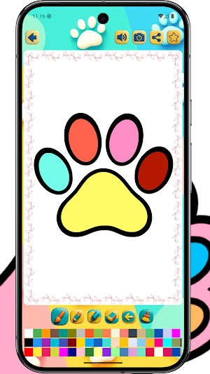 Taba Paws Coloring Book Screenshot 0