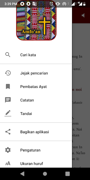 Amfo'an Bible App Screenshot 0