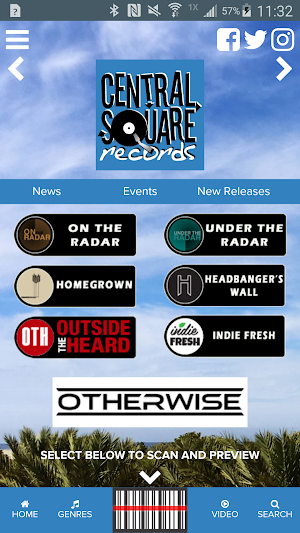 Central Square Records Screenshot 1