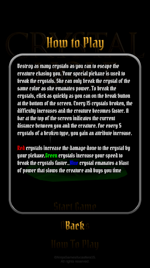 Crystal Hole Screenshot 1