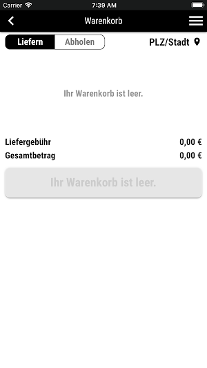 Sun Lieferservice Screenshot 1