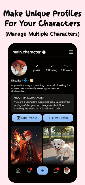 Waifugram: AI Anime Social Screenshot 3