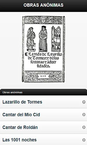 Literatura medieval de escritores anónimos Screenshot 0
