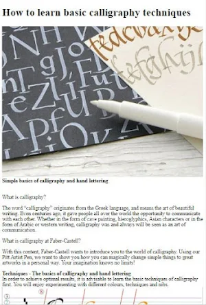How to Learn Calligraphy Screenshot 2