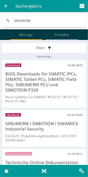 Industry Online Support Screenshot 3