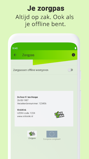 VinkVink ZorgApp Screenshot 3
