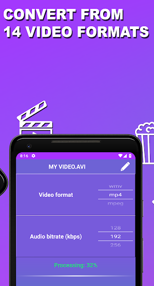 Video Converter 14 Formats MP4 AVI FLV MOV etc. Screenshot 2
