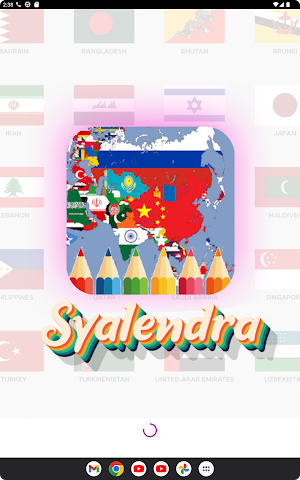 coloring flag asian countries Screenshot 3
