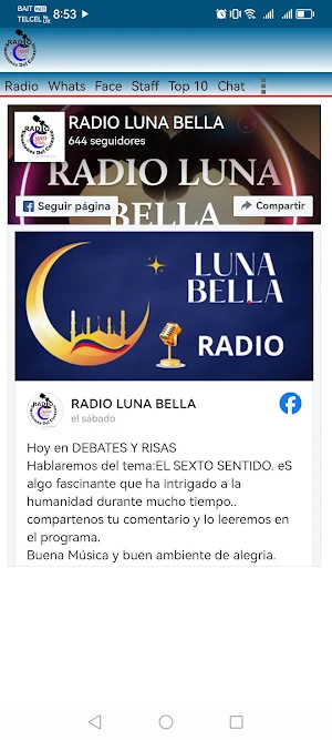 Radio Luna Bella Screenshot 3