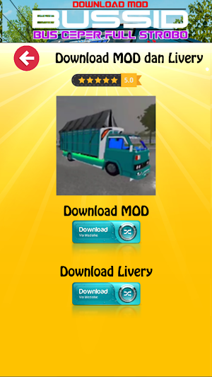 Download Mod Bussid Ceper Full Strobo Screenshot 1