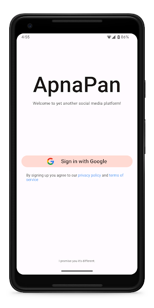 ApnaPan: A New Social Media Screenshot 0