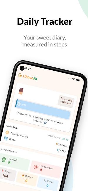 Calorie Fit: Chocolate Tracker Screenshot 0