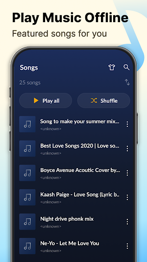 Music Downloader & Mp3 Player Screenshot 2