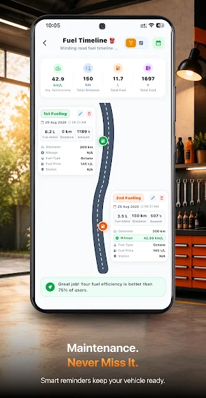 MotoCare – Vehicle Manager Screenshot 2