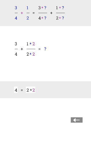 VA MIXED FRACTION PLUS MINUS Screenshot 3