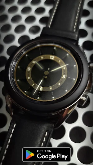 Golden Business Watch Face Screenshot 1