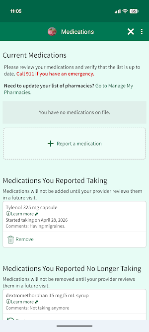 Avera MyChart Screenshot 3