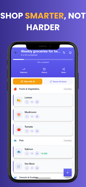 IntelliCart: AI Shopping List Screenshot 3