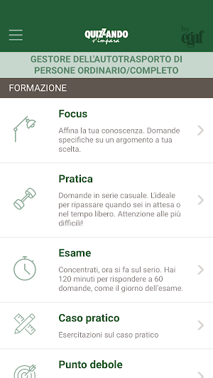 Quiz Gestore Trasporto Persone Screenshot 0
