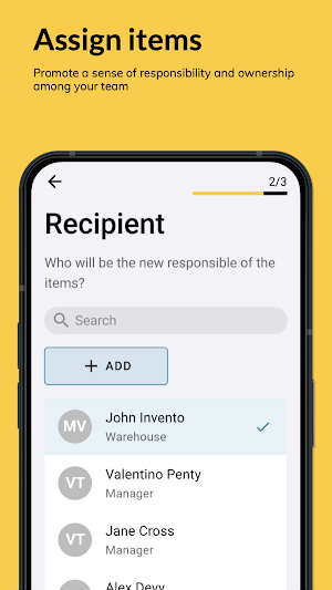 Inventool - assigned items Screenshot 2