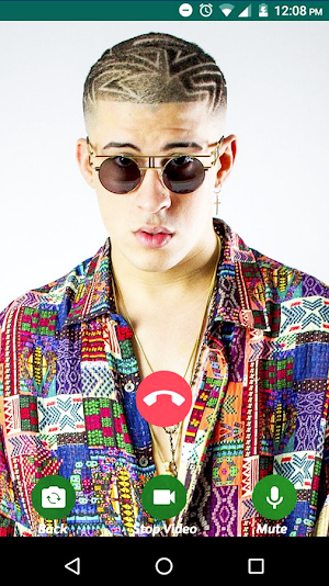 Bad Bunny Fake Chat & Video Call Screenshot 1