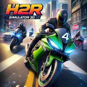 Simulator Ninja Kawasaki H2R Screenshot 1
