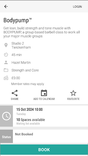 TW2 Health and Fitness Club Screenshot 3