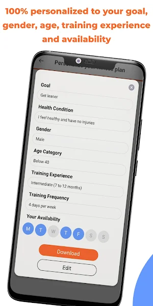 Zestlog: Fitness Planner Screenshot 1