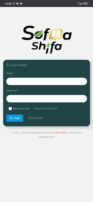 Sofwa Shifa System Screenshot 0