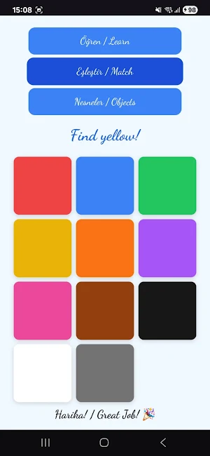 Renkleri Öğren - Learn Colors Screenshot 1
