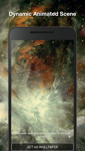 Shadow Galaxy Live Wallpaper Screenshot 1