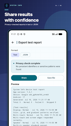 System Info & Check Screenshot 3