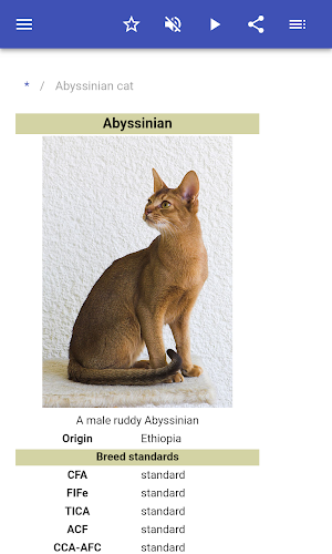 Cat breeds Screenshot 1