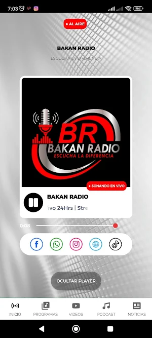 Bakan Radio Screenshot 2