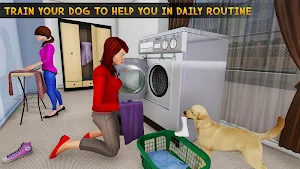Family Pet Dog Home Adventure Game Screenshot 2