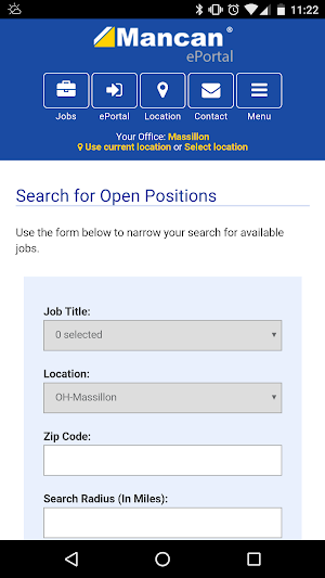 Mancan ePortal Screenshot 0