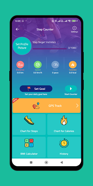MyStepCounter Screenshot 1