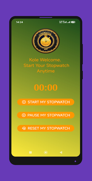 YellowStopwatch Screenshot 2
