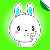 Stickers de conejos tiernos