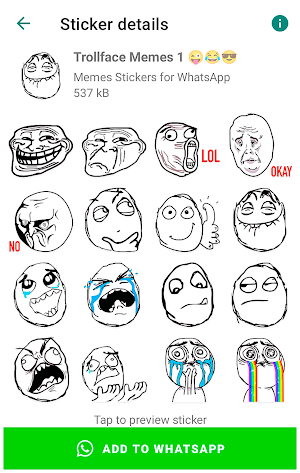 Memes Stickers for WhatsApp Screenshot 3