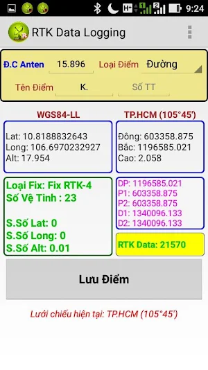 Trạm SQ-GNSS Rover Station Screenshot 0