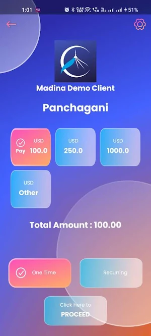 M2 Payment App Screenshot 2