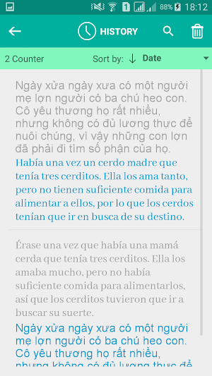 Vietnamese Spanish Translator Screenshot 1