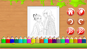Demon Slayer Coloring Book Screenshot 3