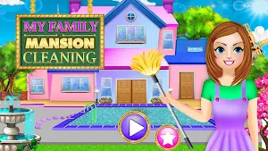 My Family Mansion Cleaning: Messy House Cleanup Screenshot 0