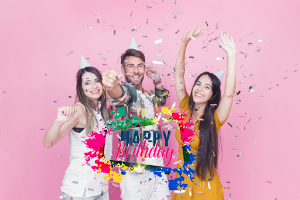 Happy Birthday Stickers Screenshot 1