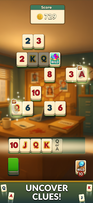 Case Closed Solitaire Screenshot 2
