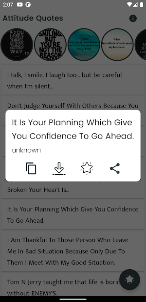 Attitude Quotes and Sayings Screenshot 0