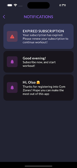 Gym Zones Screenshot 2