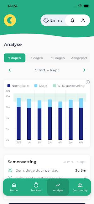 Slaaptips+ Screenshot 1